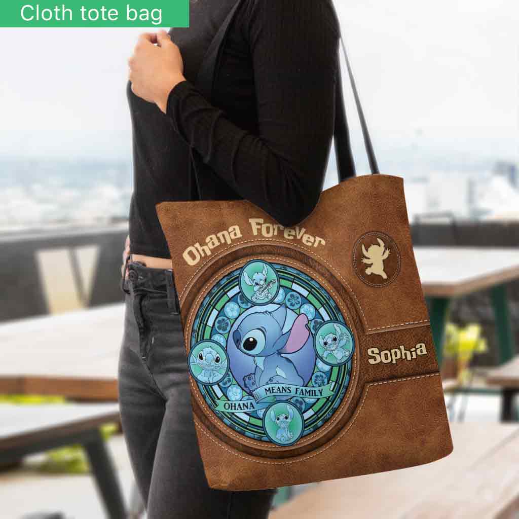 Personalized Ohana Tote Bag Custom Name Gift for Family Tote Bag GradoCreations
