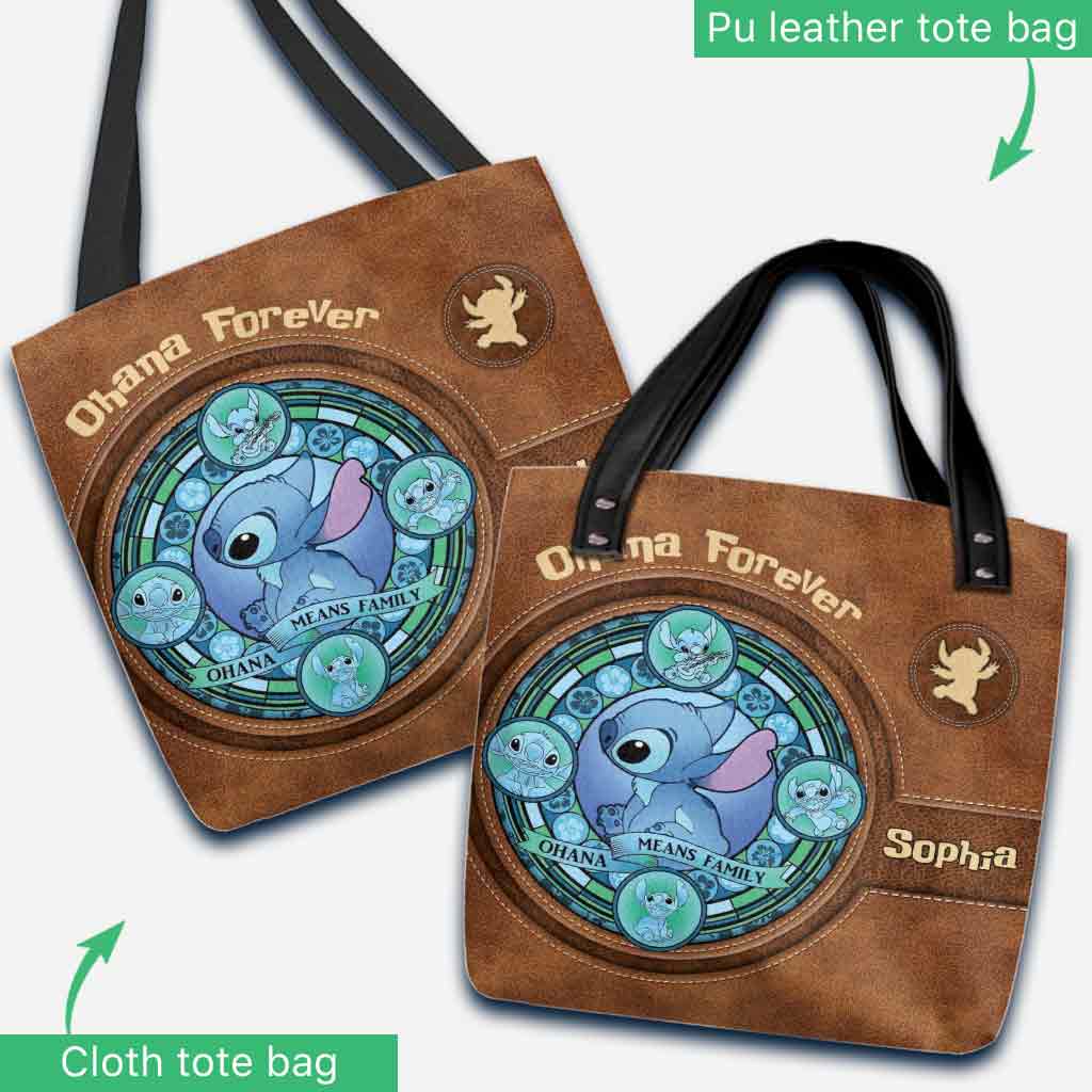 Personalized Ohana Tote Bag Custom Name Gift for Family Tote Bag GradoCreations