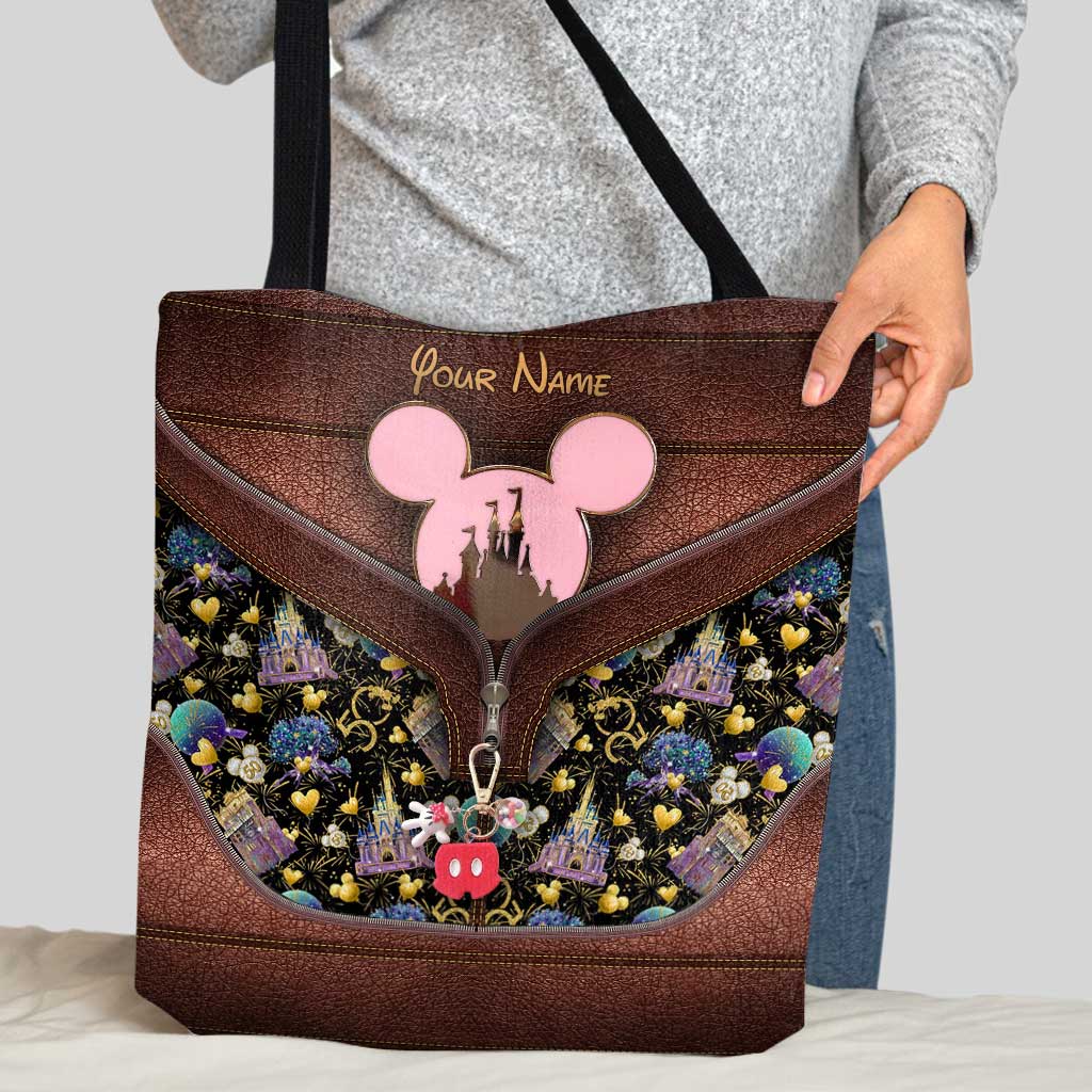Personalized Mouse Tote Bag Custom Name Gift for Birthday Tote Bag GradoCreations