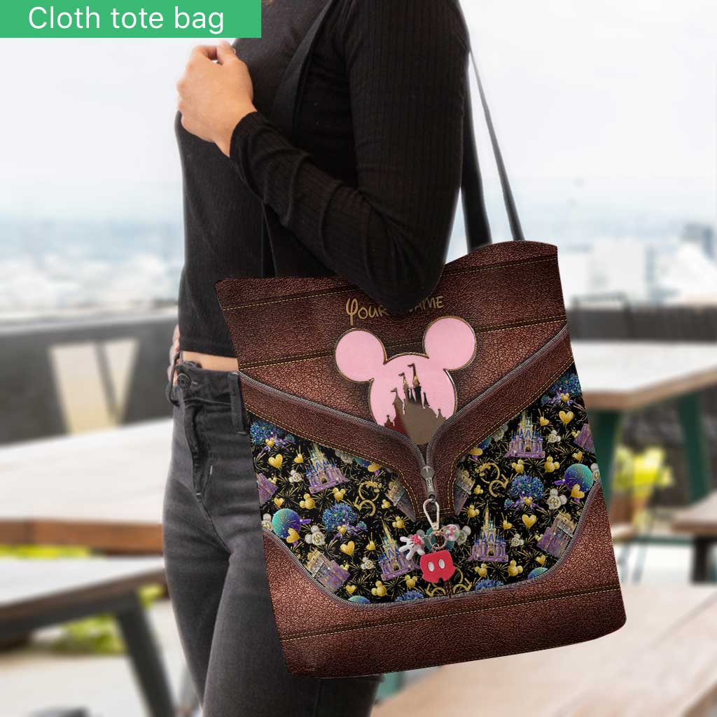 Personalized Mouse Tote Bag Custom Name Gift for Birthday Tote Bag GradoCreations