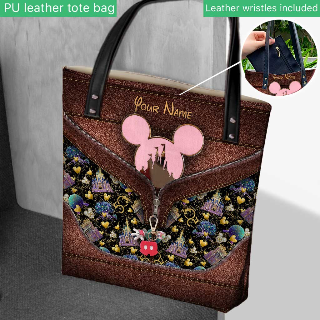 Personalized Mouse Tote Bag Custom Name Gift for Birthday Tote Bag GradoCreations