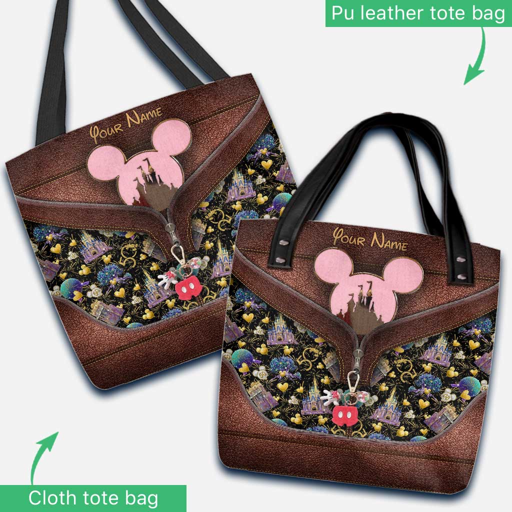 Personalized Mouse Tote Bag Custom Name Gift for Birthday Tote Bag GradoCreations