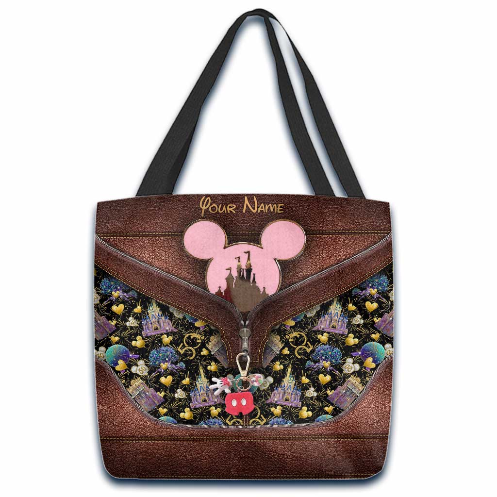 Personalized Mouse Tote Bag Custom Name Gift for Birthday Tote Bag GradoCreations