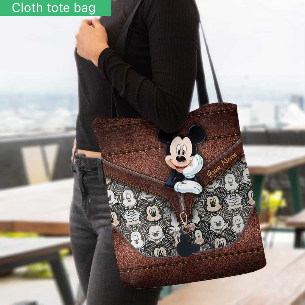 Personalized Mickey Mouse Tote Bag Custom Name Gift for Kids Tote Bag GradoCreations