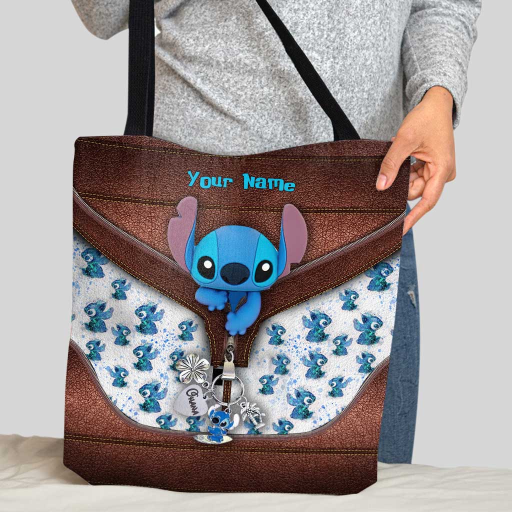 Personalized Ohana Tote Bag Custom Name Gift for Family Tote Bag GradoCreations