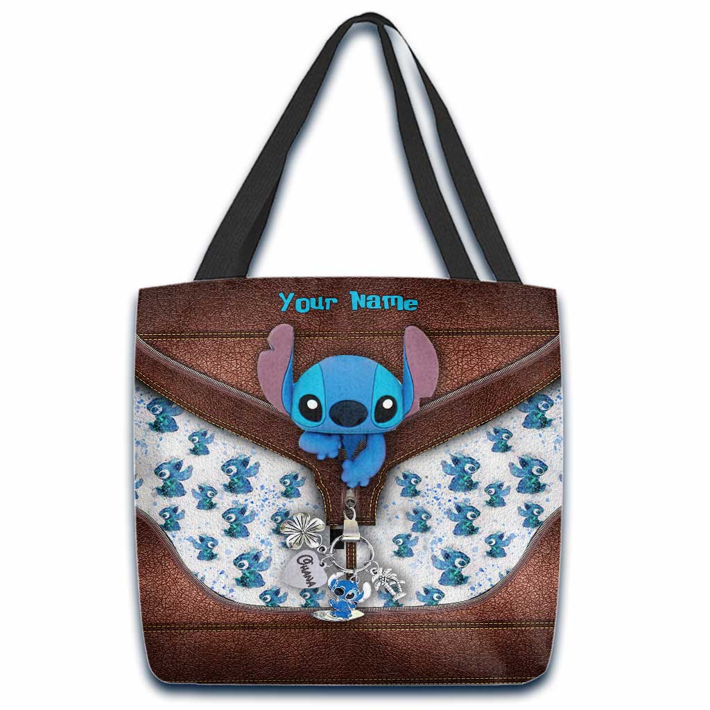 Personalized Ohana Tote Bag Custom Name Gift for Family Tote Bag GradoCreations