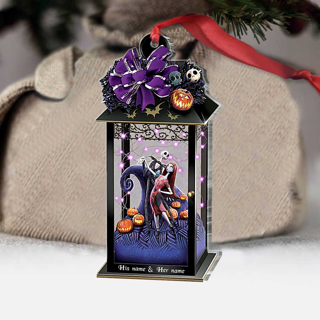 Personalized Transparent Nightmare Lantern Christmas Ornament One-sided Ornament GradoCreations