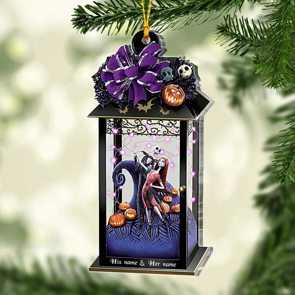 Personalized Transparent Nightmare Lantern Christmas Ornament One-sided Ornament GradoCreations