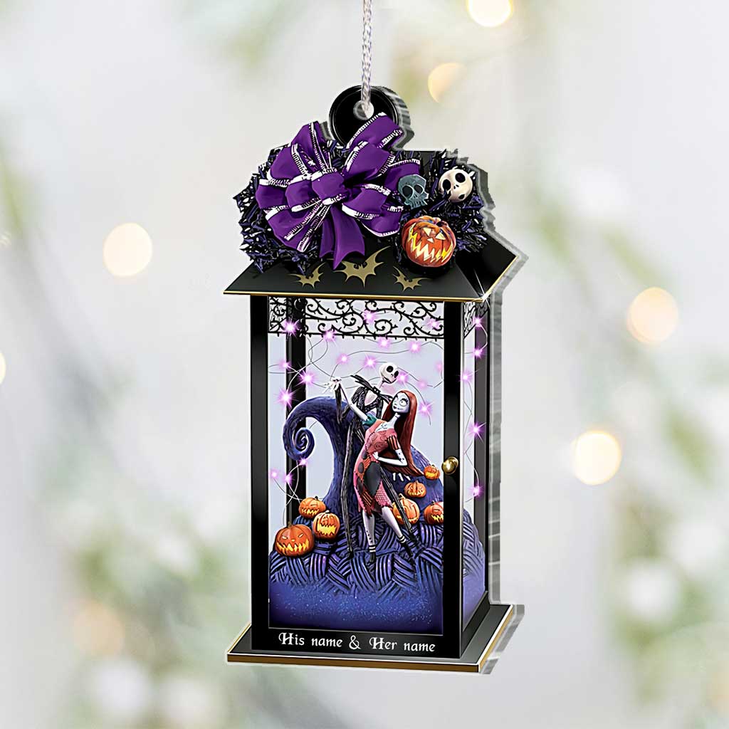 Personalized Transparent Nightmare Lantern Christmas Ornament One-sided Ornament GradoCreations