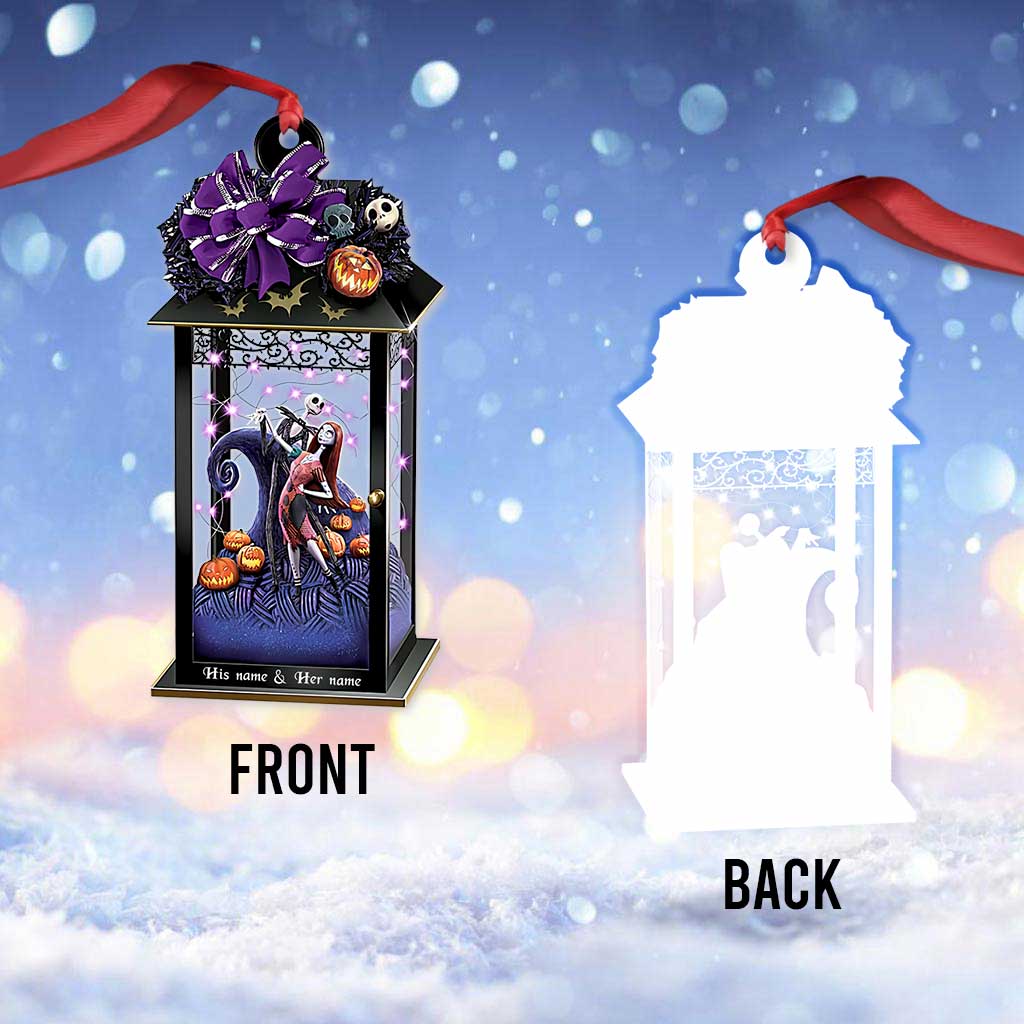 Personalized Transparent Nightmare Lantern Christmas Ornament One-sided Ornament GradoCreations