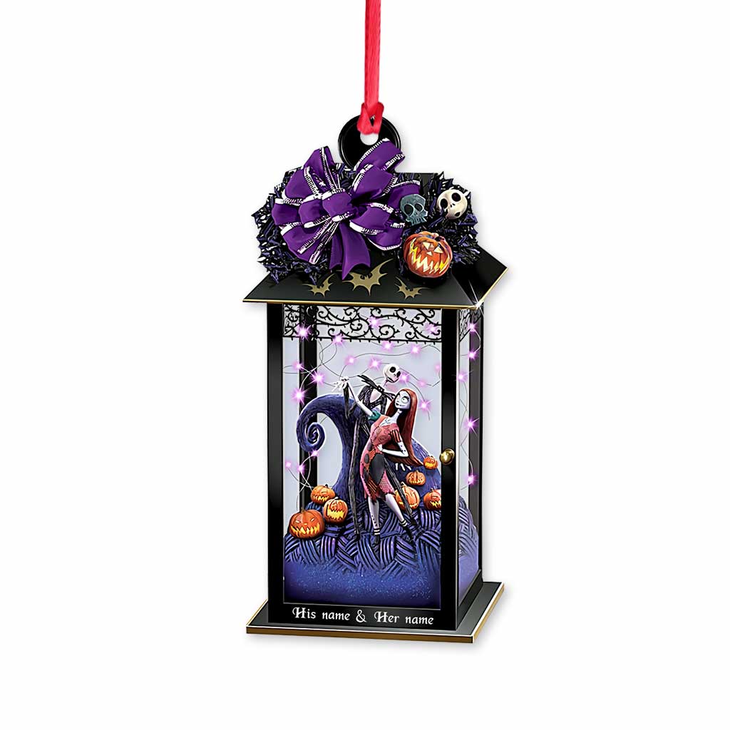 Personalized Transparent Nightmare Lantern Christmas Ornament One-sided Ornament GradoCreations