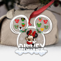 Personalized Acrylic Christmas Ornament Gift for Grandma One-sided Ornament GradoCreations