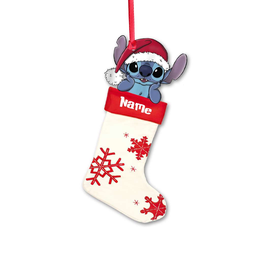 Personalized Christmas Ohana Ornament Custom Name Gift Ornament GradoCreations