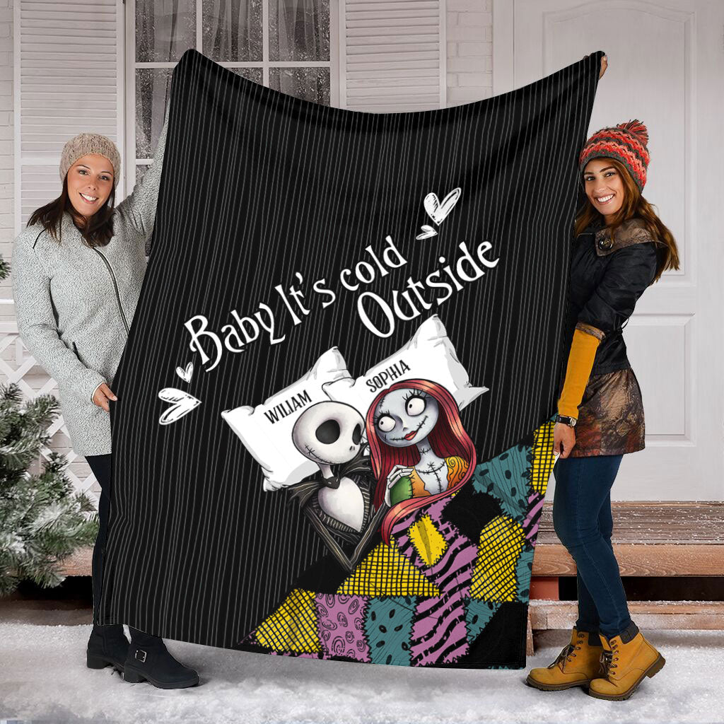 Personalized Nightmare Blanket Unique Gift for Christmas Blanket GradoCreations