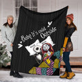 Personalized Nightmare Blanket Unique Gift for Christmas Blanket GradoCreations