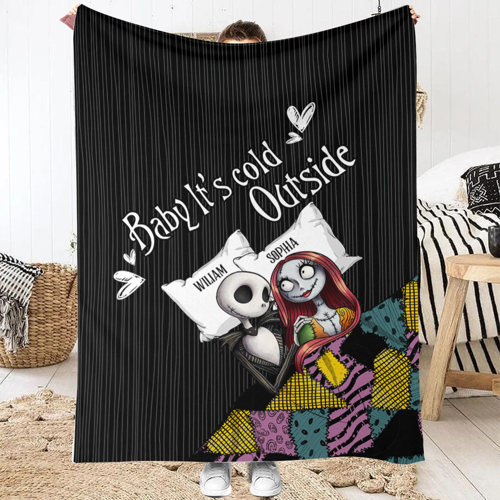 Personalized Nightmare Blanket Unique Gift for Christmas Blanket GradoCreations