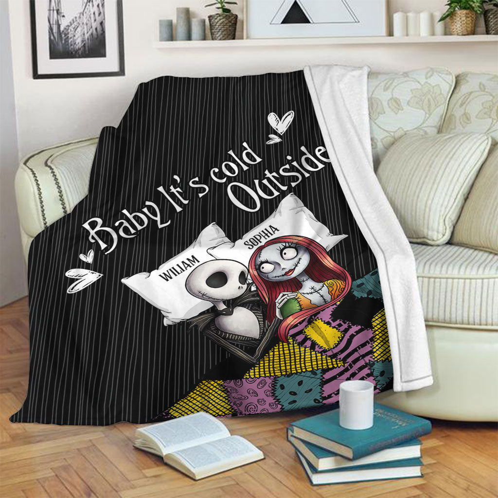 Personalized Nightmare Blanket Unique Gift for Christmas Blanket GradoCreations