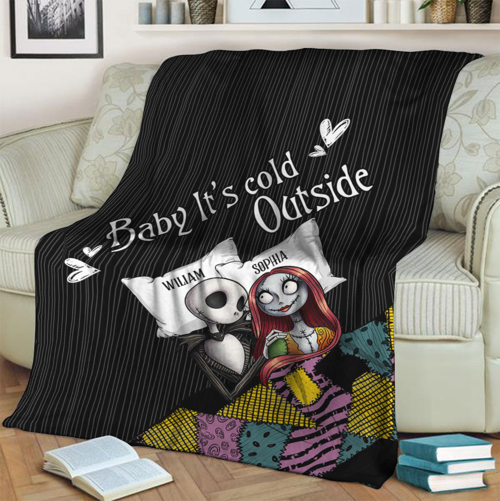 Personalized Nightmare Blanket Unique Gift for Christmas Blanket GradoCreations