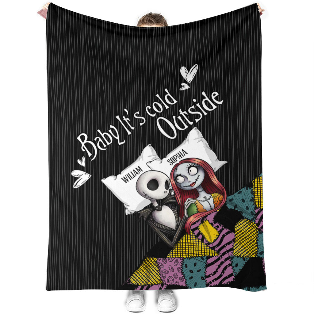 Personalized Nightmare Blanket Unique Gift for Christmas Blanket GradoCreations