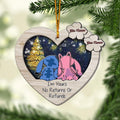 Personalized Christmas Ohana Layered Ornament Custom Names Gift Layers Mix Ornament GradoCreations
