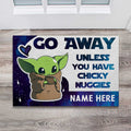 Personalized Go Away Doormat with Custom Name - Unique Housewarming Gift Doormat GradoCreations