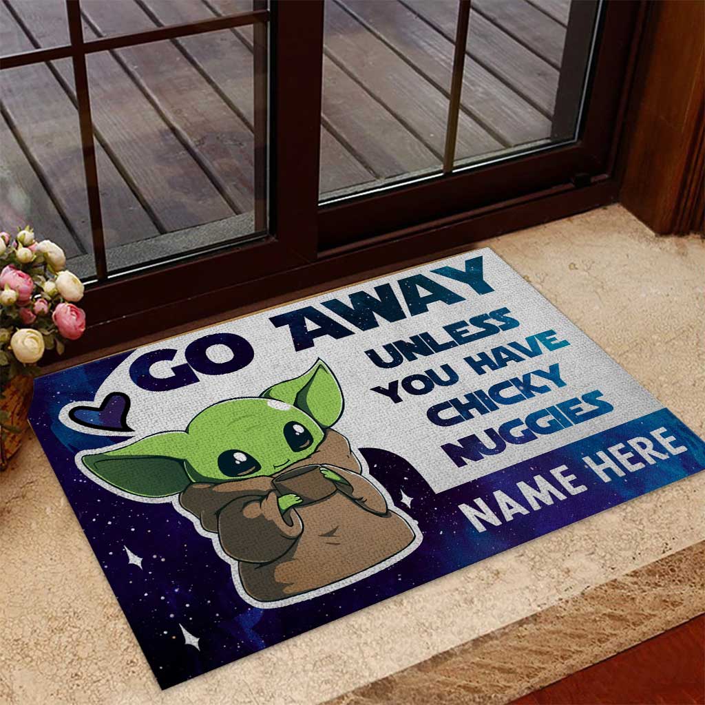 Personalized Go Away Doormat with Custom Name - Unique Housewarming Gift Doormat GradoCreations