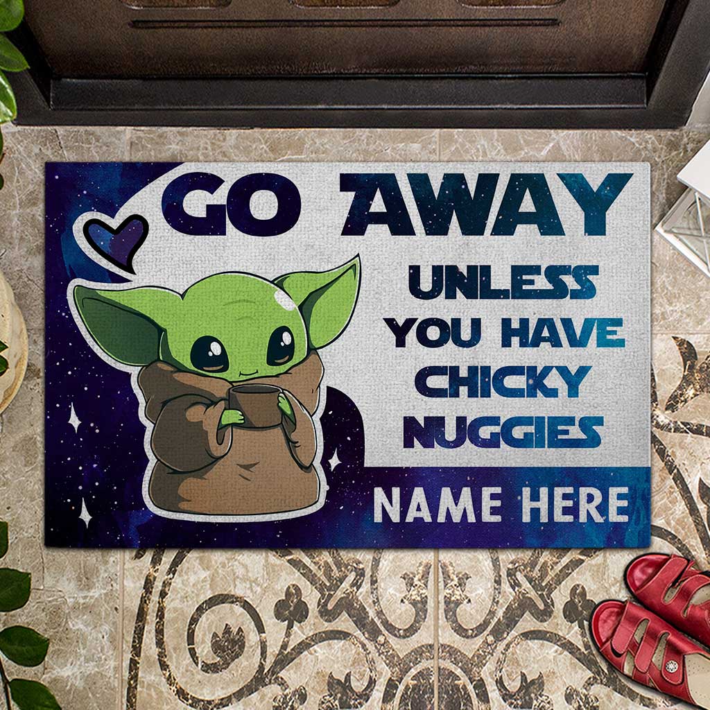 Personalized Go Away Doormat with Custom Name - Unique Housewarming Gift Doormat GradoCreations