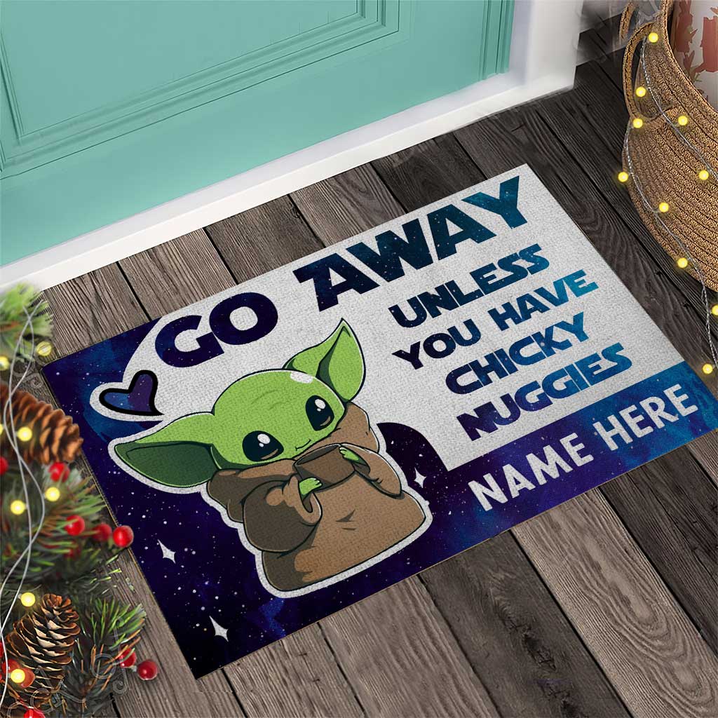 Personalized Go Away Doormat with Custom Name - Unique Housewarming Gift Doormat GradoCreations
