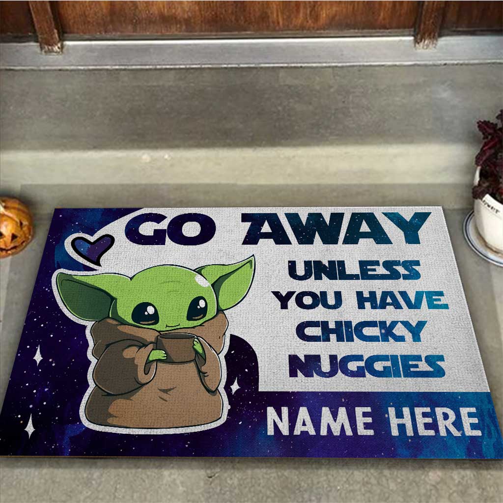 Personalized Go Away Doormat with Custom Name - Unique Housewarming Gift Doormat GradoCreations