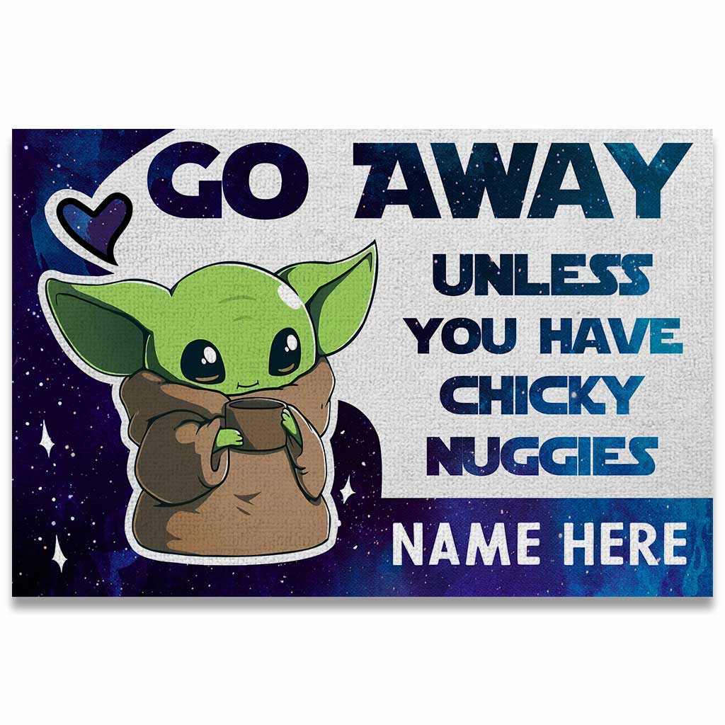 Personalized Go Away Doormat with Custom Name - Unique Housewarming Gift Doormat GradoCreations