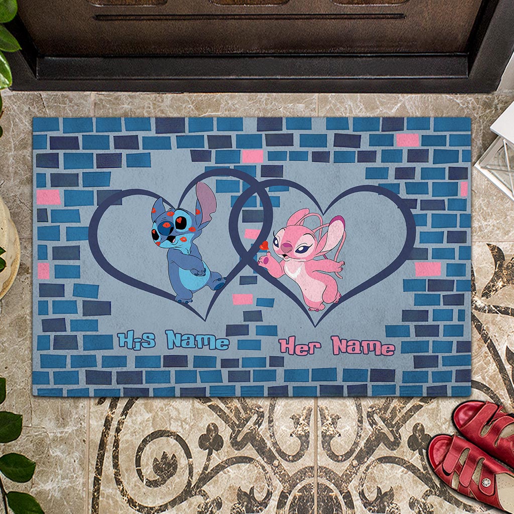 Personalized Ohana Doormat with Custom Names for Couples Doormat GradoCreations