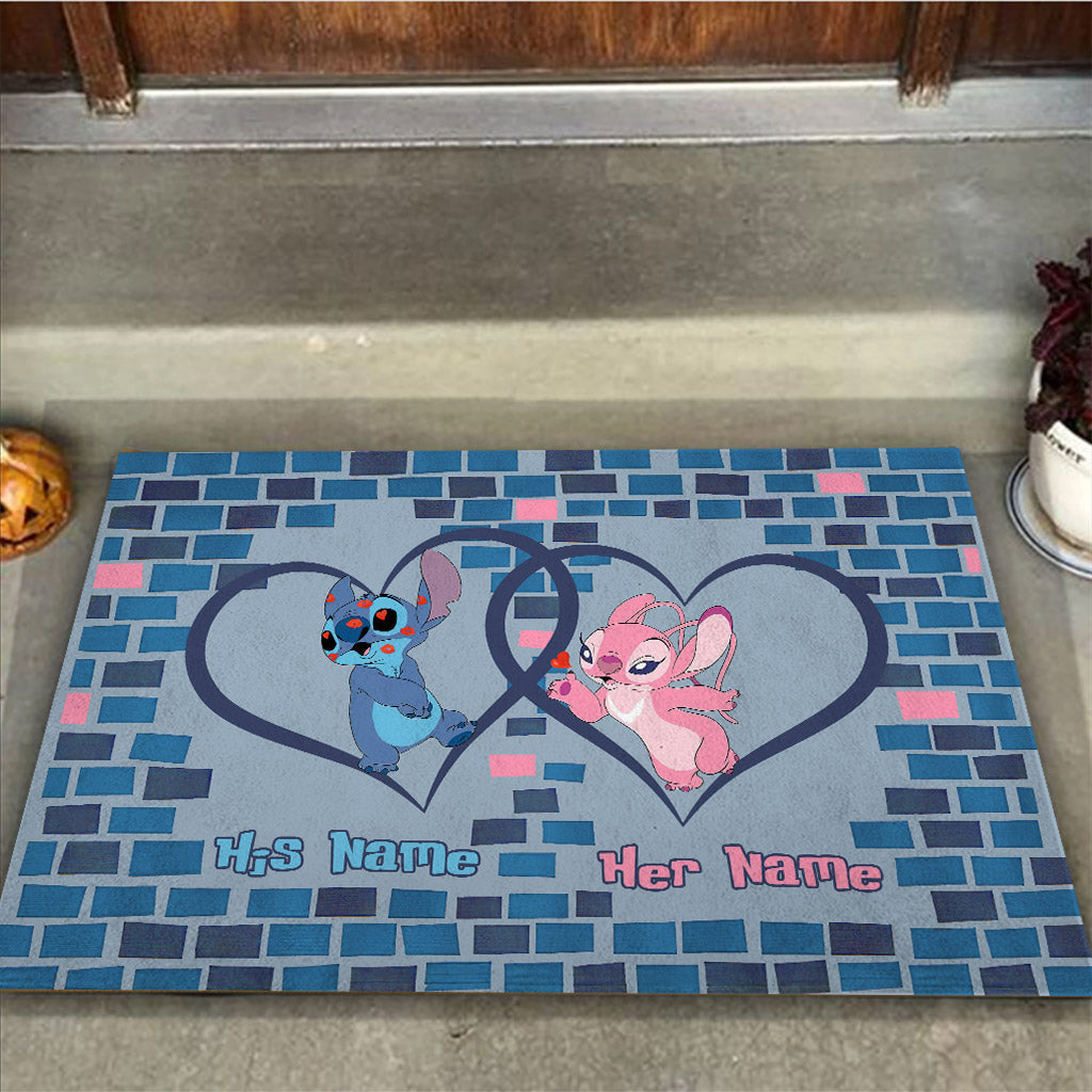 Personalized Ohana Doormat with Custom Names for Couples Doormat GradoCreations