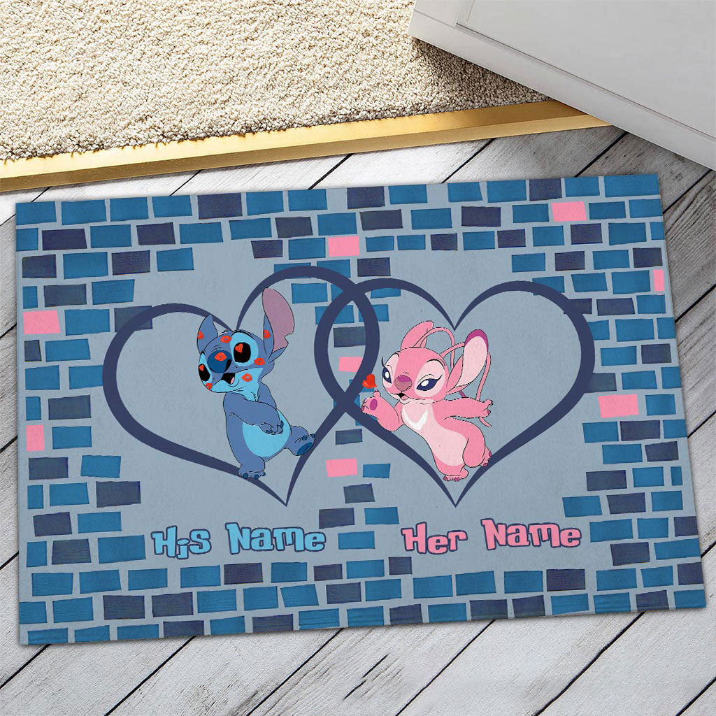 Personalized Ohana Doormat with Custom Names for Couples Doormat GradoCreations