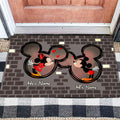 Personalized Couple Mouse Doormat Custom Name Gift for Valentine's Day Doormat GradoCreations