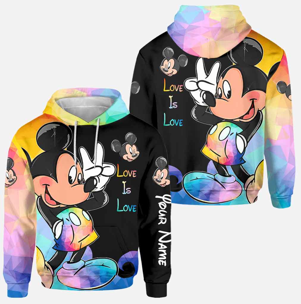 Personalized LGBT Support Hoodie and Leggings Set Custom Name Gift Hoodie & Leggings GradoCreations