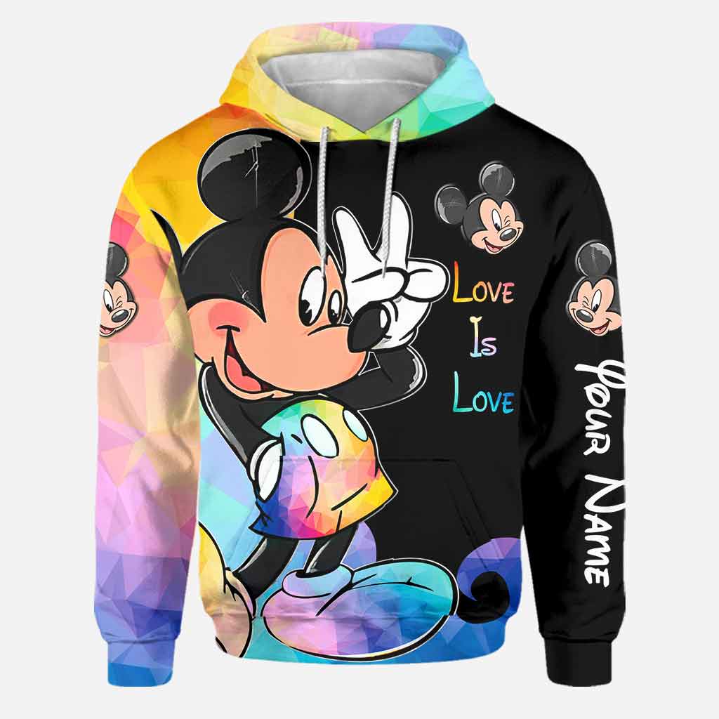 Personalized LGBT Support Hoodie and Leggings Set Custom Name Gift Hoodie & Leggings GradoCreations