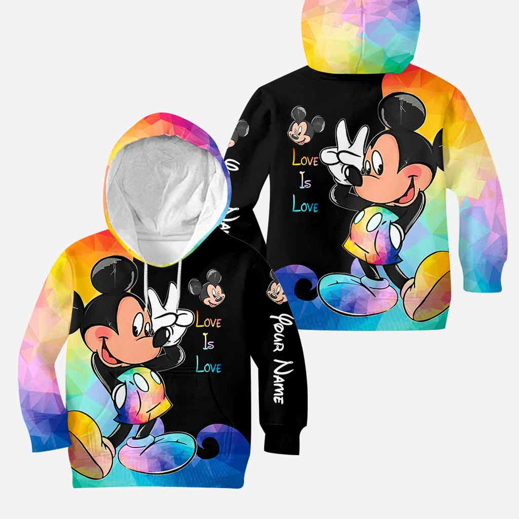 Personalized LGBT Support Hoodie and Leggings Set Custom Name Gift Hoodie & Leggings GradoCreations