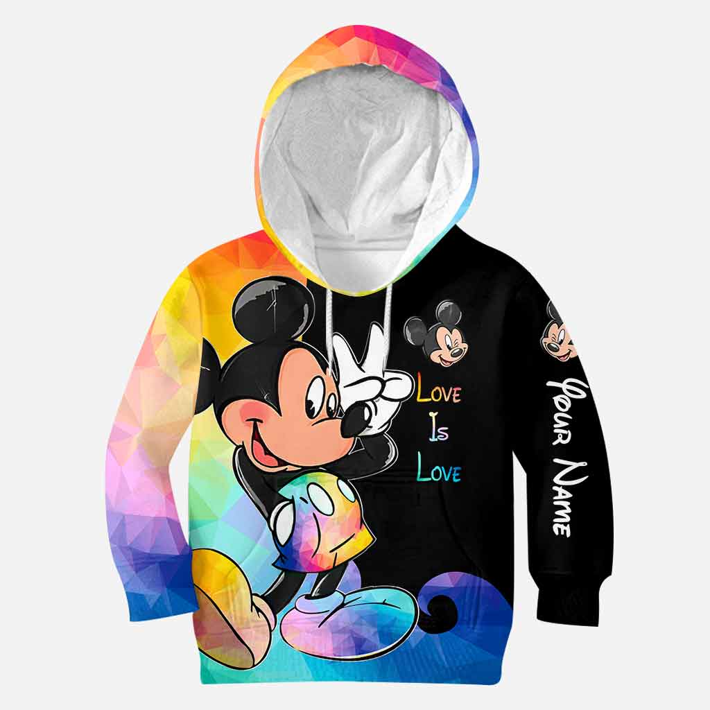 Personalized LGBT Support Hoodie and Leggings Set Custom Name Gift Hoodie & Leggings GradoCreations