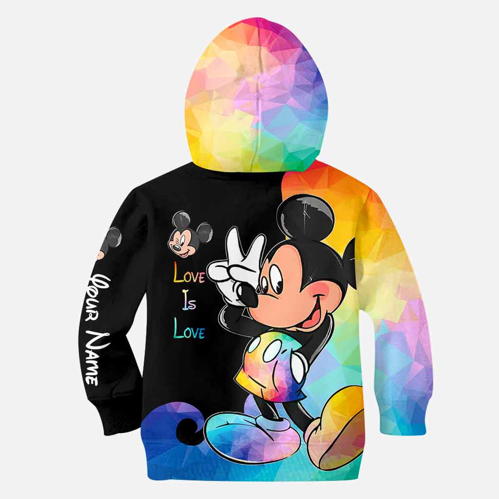 Personalized LGBT Support Hoodie and Leggings Set Custom Name Gift Hoodie & Leggings GradoCreations