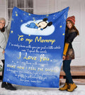 Personalized Love You Blanket for Mom - Custom Names Gift Blanket GradoCreations