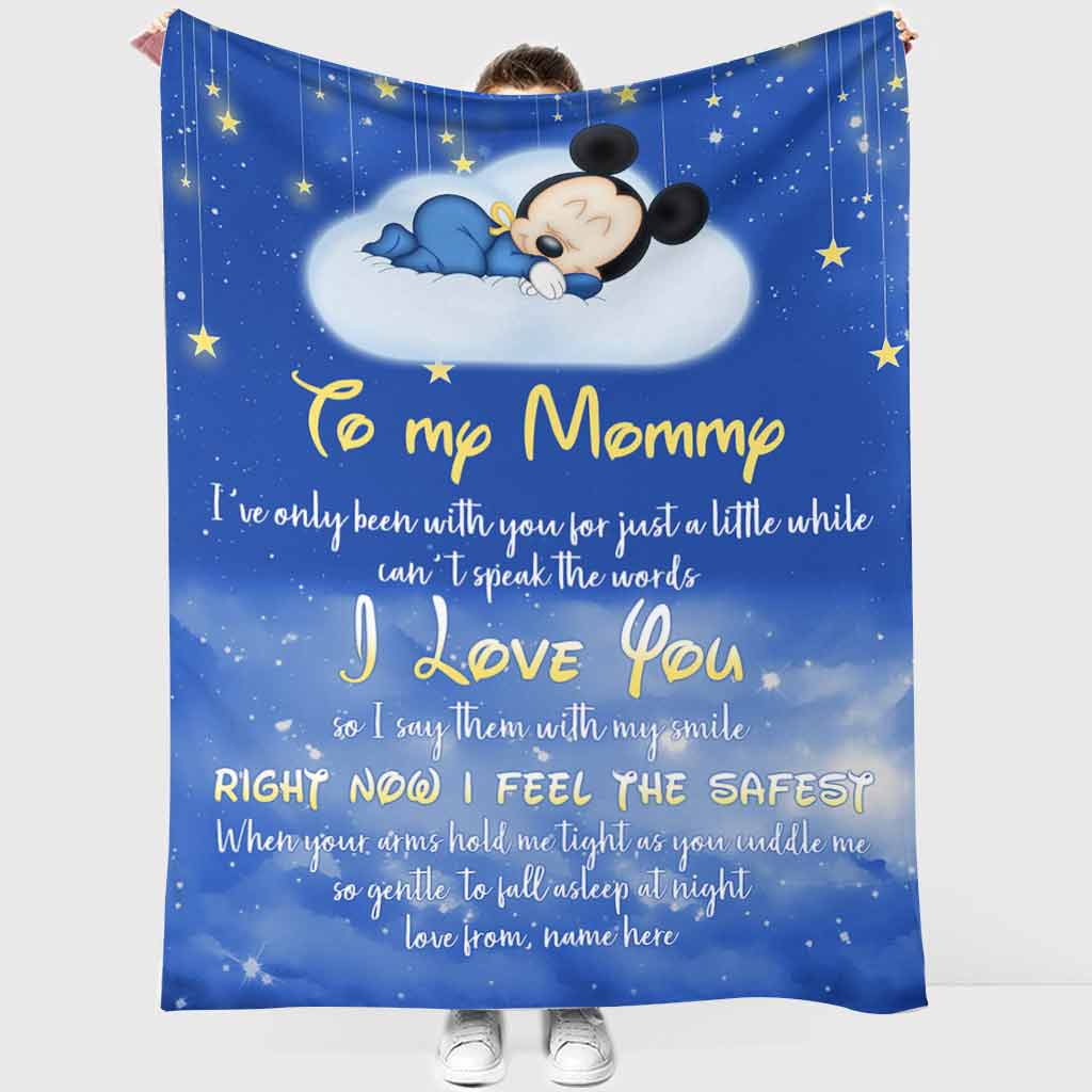 Personalized Love You Blanket for Mom - Custom Names Gift Blanket GradoCreations