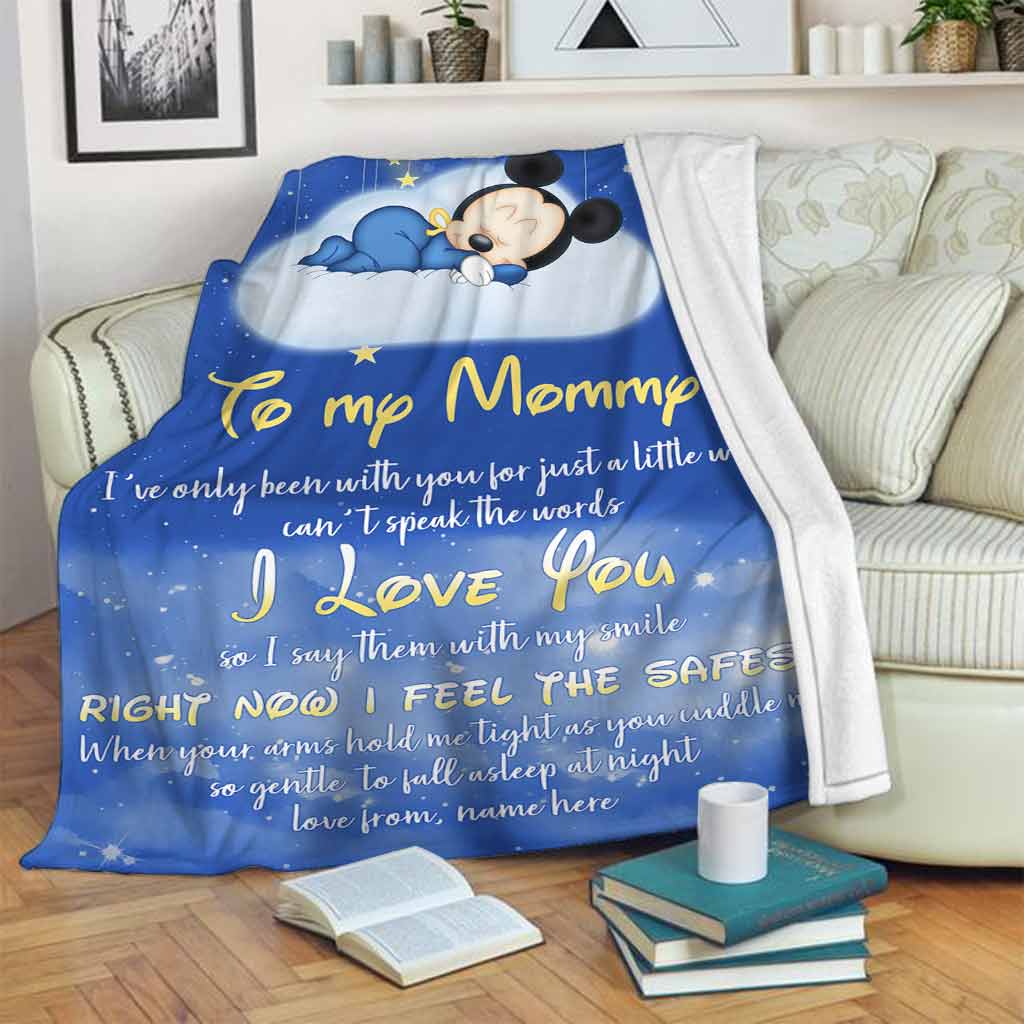 Personalized Love You Blanket for Mom - Custom Names Gift Blanket GradoCreations