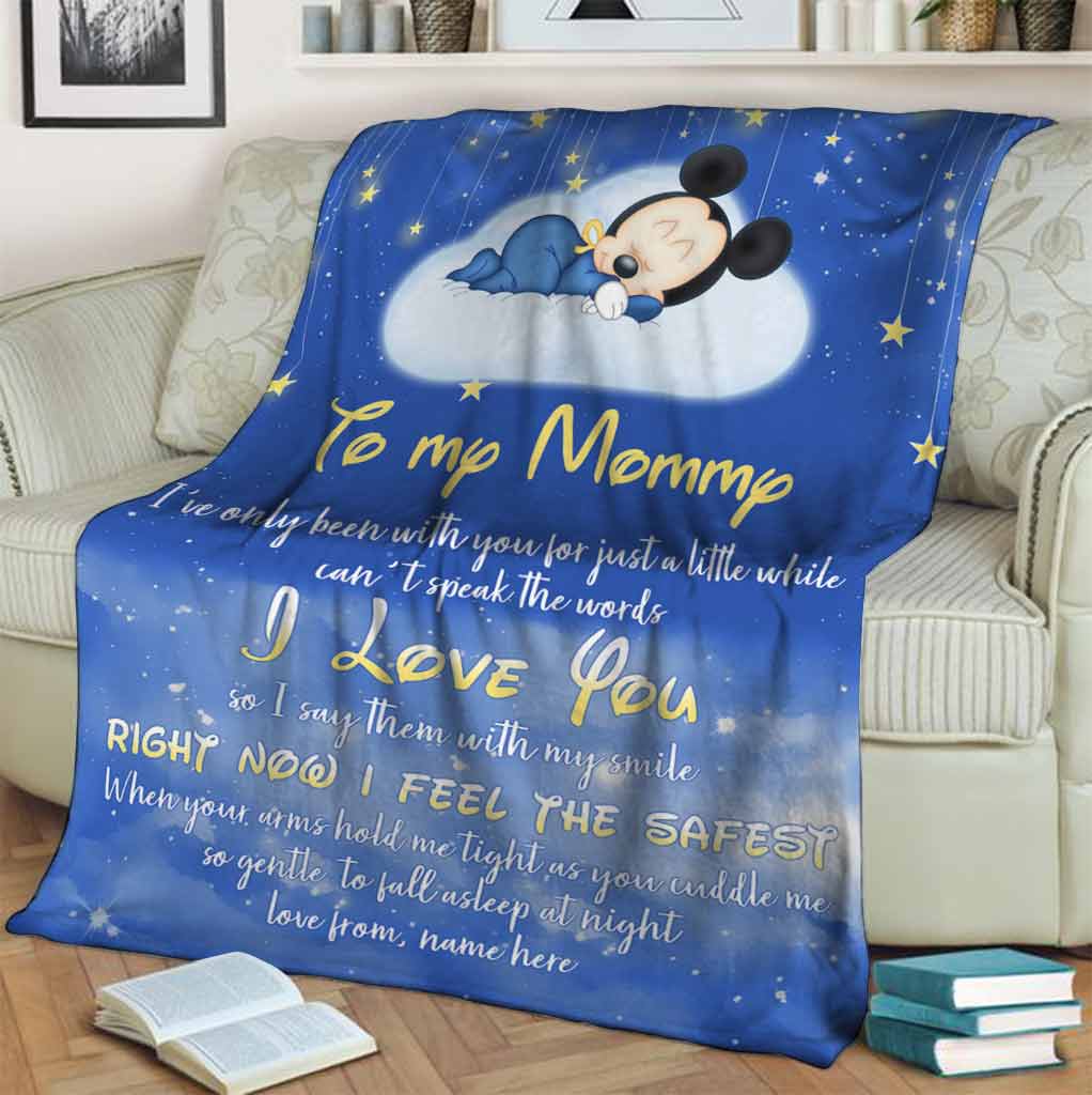 Personalized Love You Blanket for Mom - Custom Names Gift Blanket GradoCreations