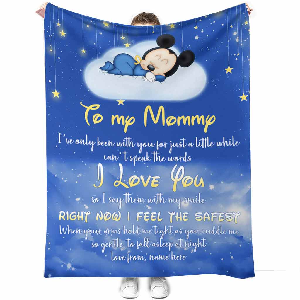Personalized Love You Blanket for Mom - Custom Names Gift Blanket GradoCreations