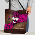 Personalized Dreamy Mouse Ears Tote Bag Custom Name Gift Tote Bag GradoCreations