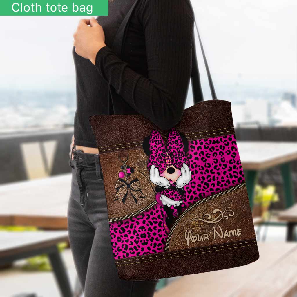 Personalized Dreamy Mouse Ears Tote Bag Custom Name Gift Tote Bag GradoCreations