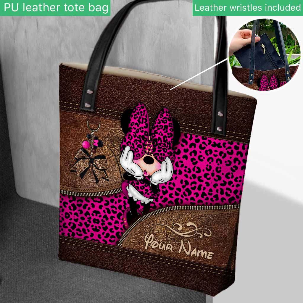 Personalized Dreamy Mouse Ears Tote Bag Custom Name Gift Tote Bag GradoCreations