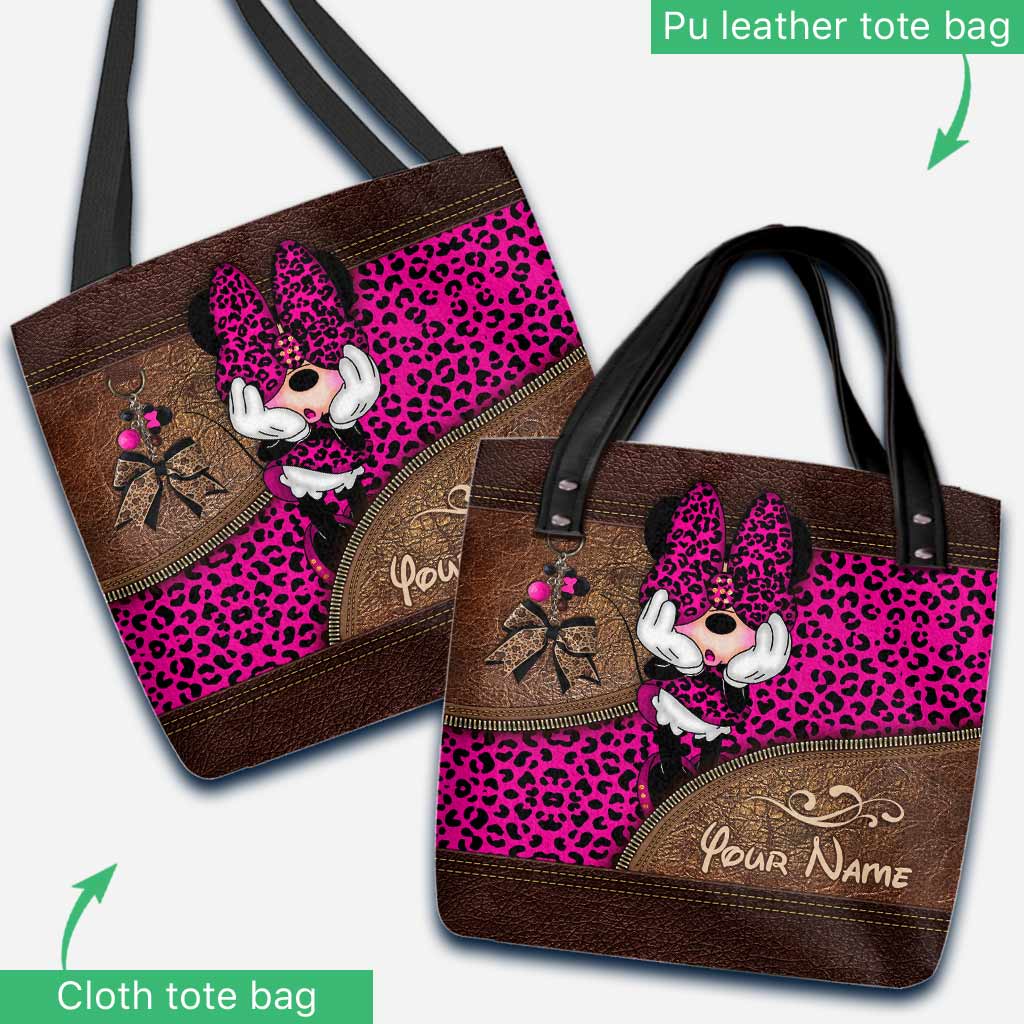 Personalized Dreamy Mouse Ears Tote Bag Custom Name Gift Tote Bag GradoCreations