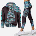 Personalized Leopard Print Hoodie and Leggings Set for Mom Hoodie & Leggings GradoCreations