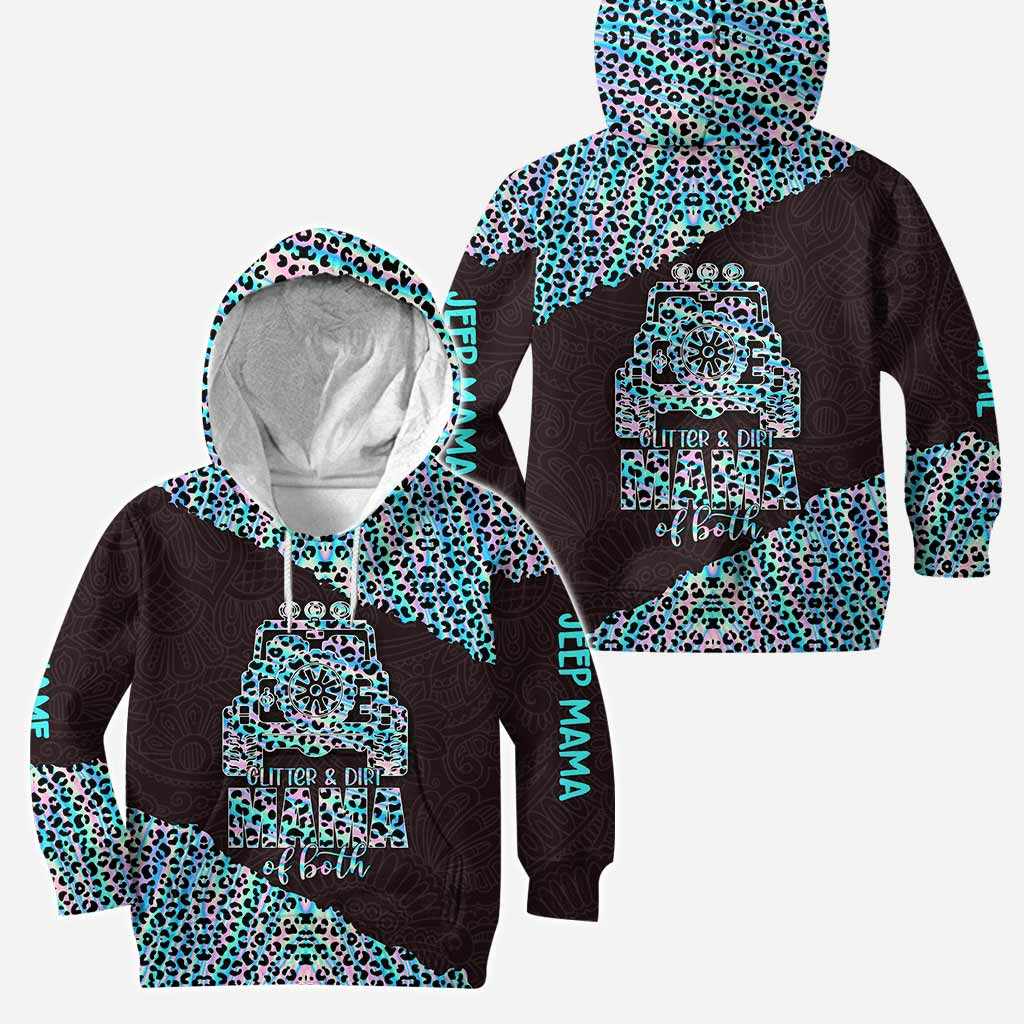 Personalized Leopard Print Hoodie and Leggings Set for Mom Hoodie & Leggings GradoCreations